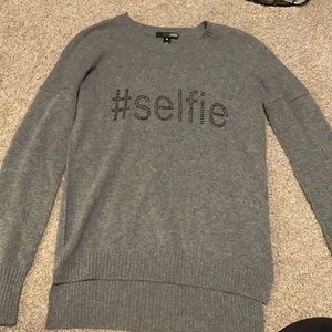 Gray Cashmere Sweater